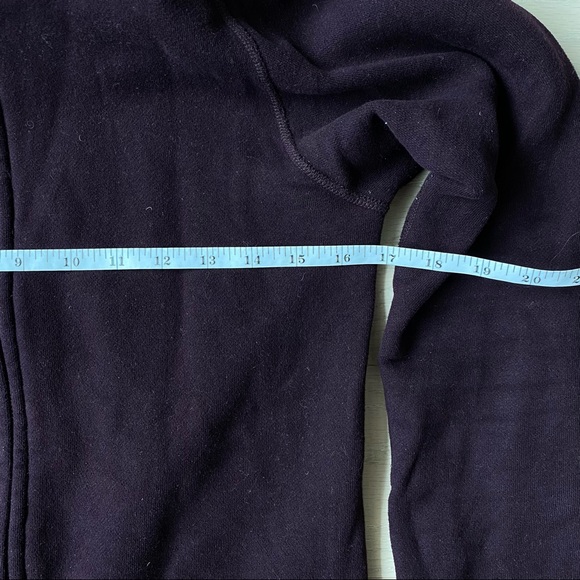 TNA Long Dark Purple Zipped Jacket Hoodie in Small - Picture 7 of 8